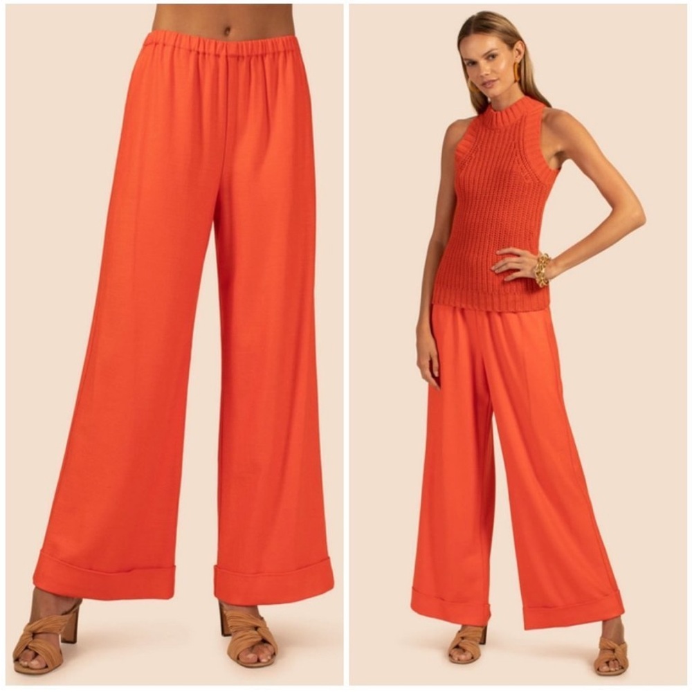 Trina Turk wide leg palazzo pants Size 8